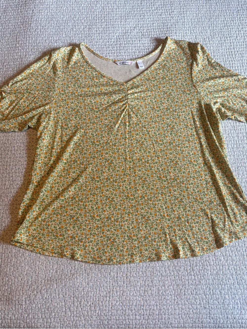 Isaac Mizrahi Live Floral Blouse